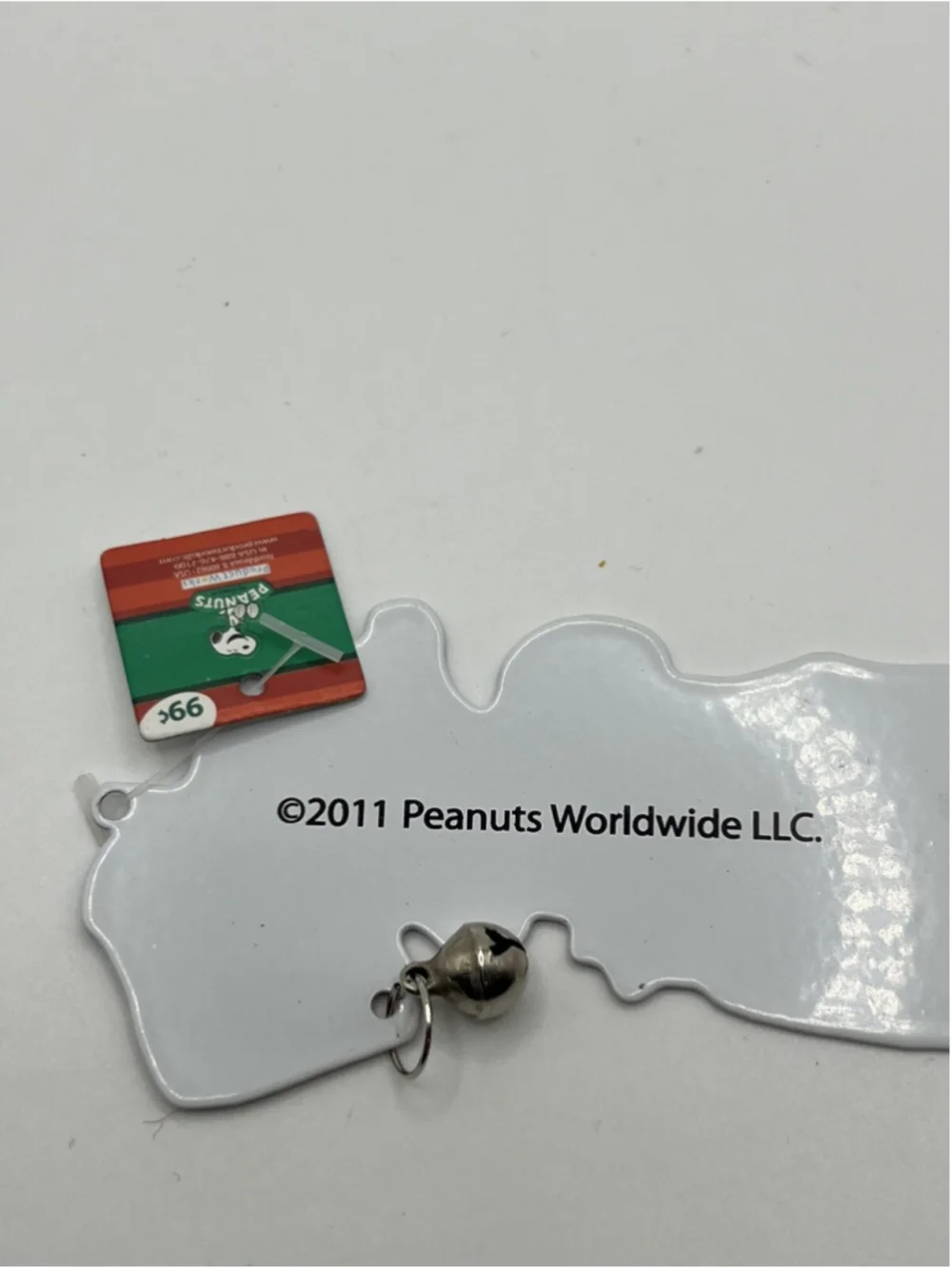 Peanuts Metal 3” Ornament/Decoration On/Off Stand Snoopy~2011BRAND NEW SEE
